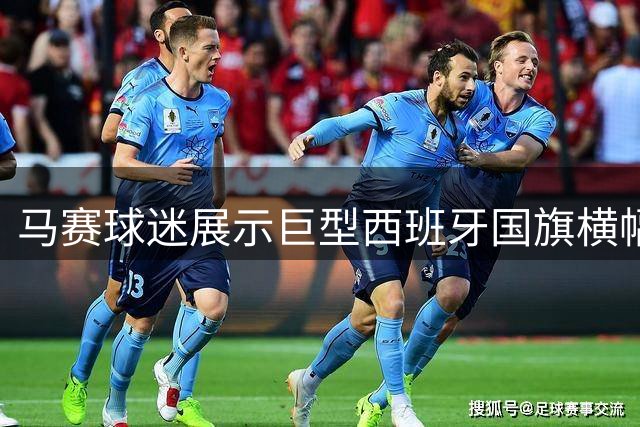 马赛球迷展示巨型西班牙国旗横幅 致敬世界杯冠军
